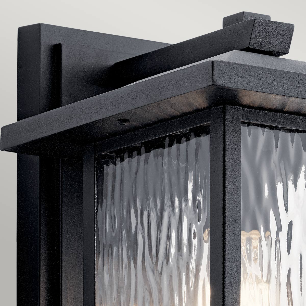Cappanna 1 lt Exterior Wall Lantern - Textured Black  IP44 E27 - Image 14