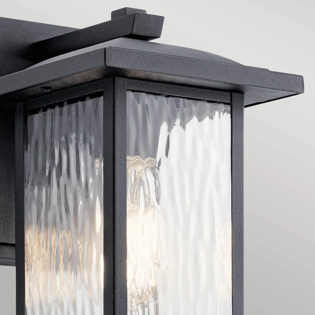 Cappanna 1 lt Exterior Wall Lantern - Textured Black  IP44 E27 - Image 5