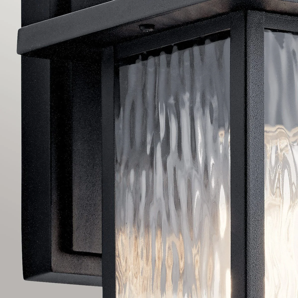 Cappanna 1 lt Exterior Wall Lantern - Textured Black  IP44 E27 - Image 6
