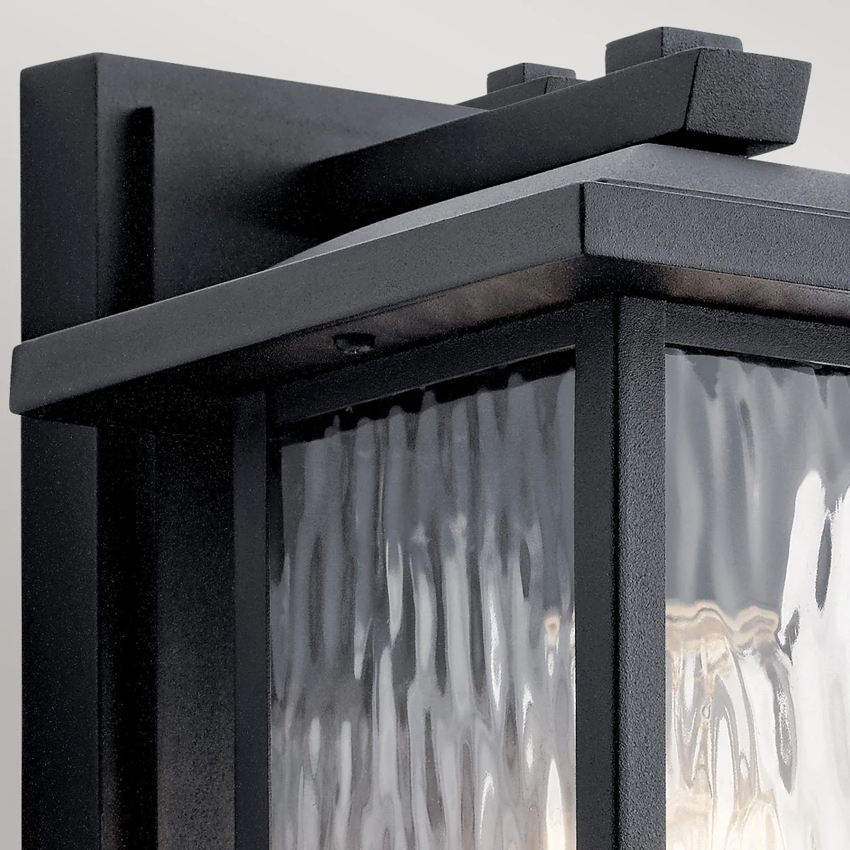 Cappanna 1 lt Exterior Wall Lantern - Textured Black  IP44 E27 - Image 8