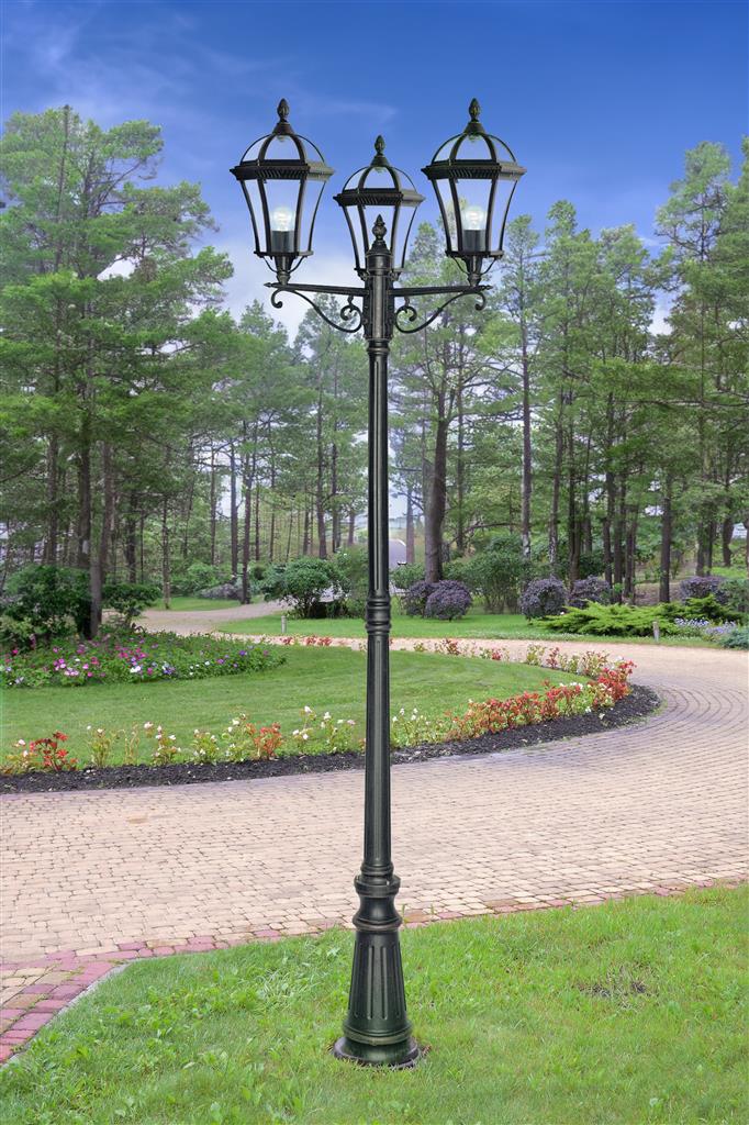 Capri 1/3Lt Post Light IP23 - Rustic Brown - Image 6
