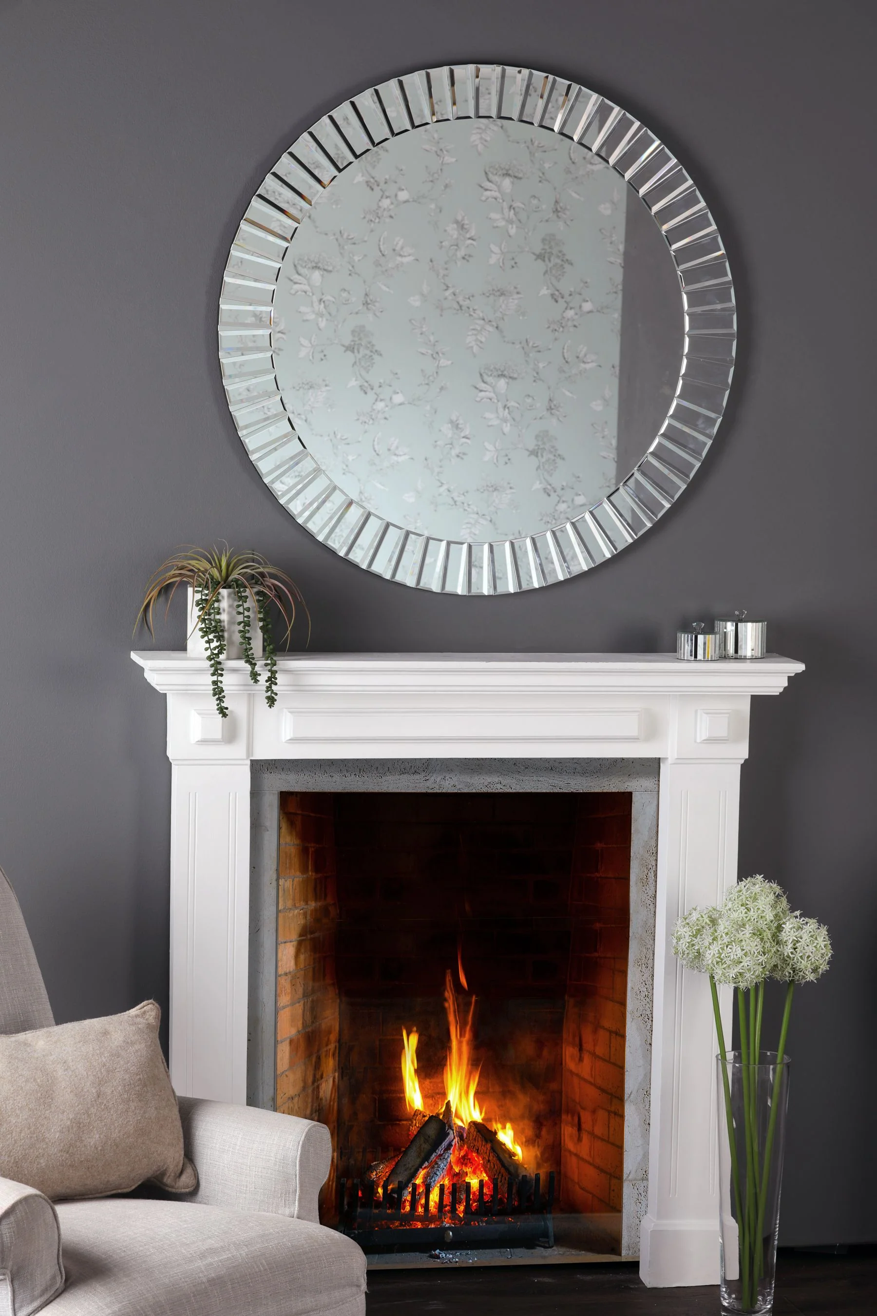Capri Rounded Bevelled Mirror - Small and Large - Image 2
