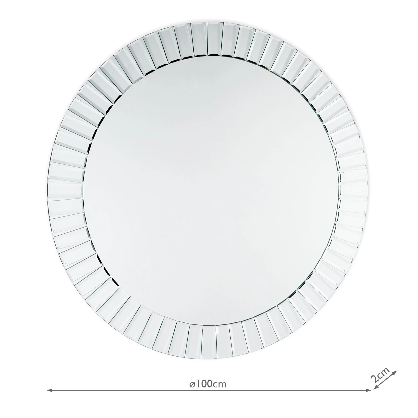 Capri Rounded Bevelled Mirror - Small and Large - Image 5