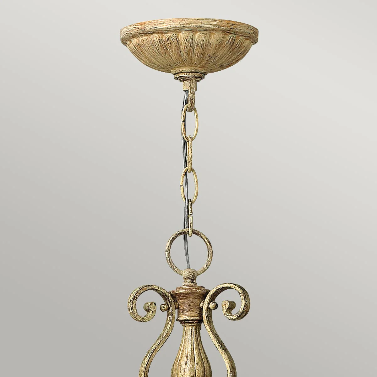 Carabel 3 Light Pendant Chandelier - Brushed Champagne - Image 2