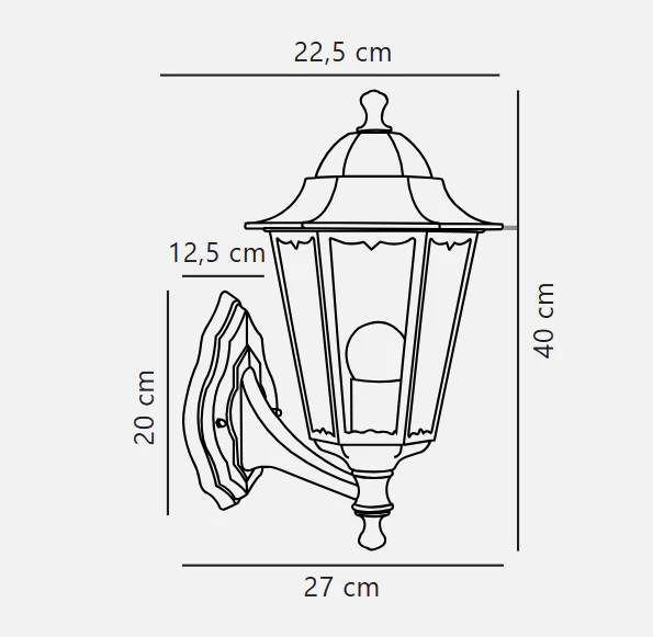 Cardiff Up/Down Wall light - Image 3