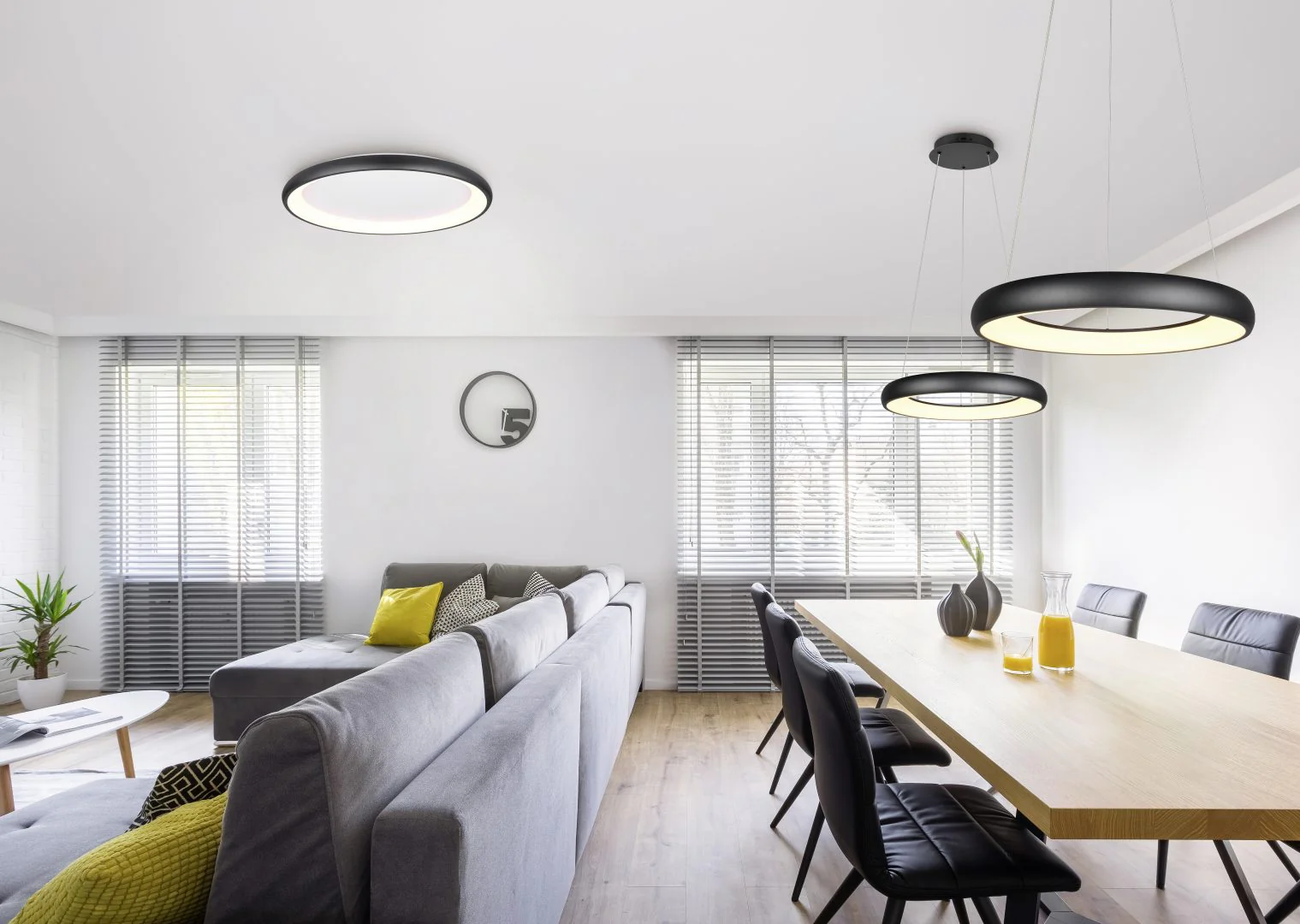 Cardona LED Ceiling Light - Black - Image 2
