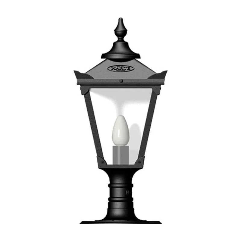 Cardross 1Lt Flat Pier Lamp - Cast Iron - Image 14