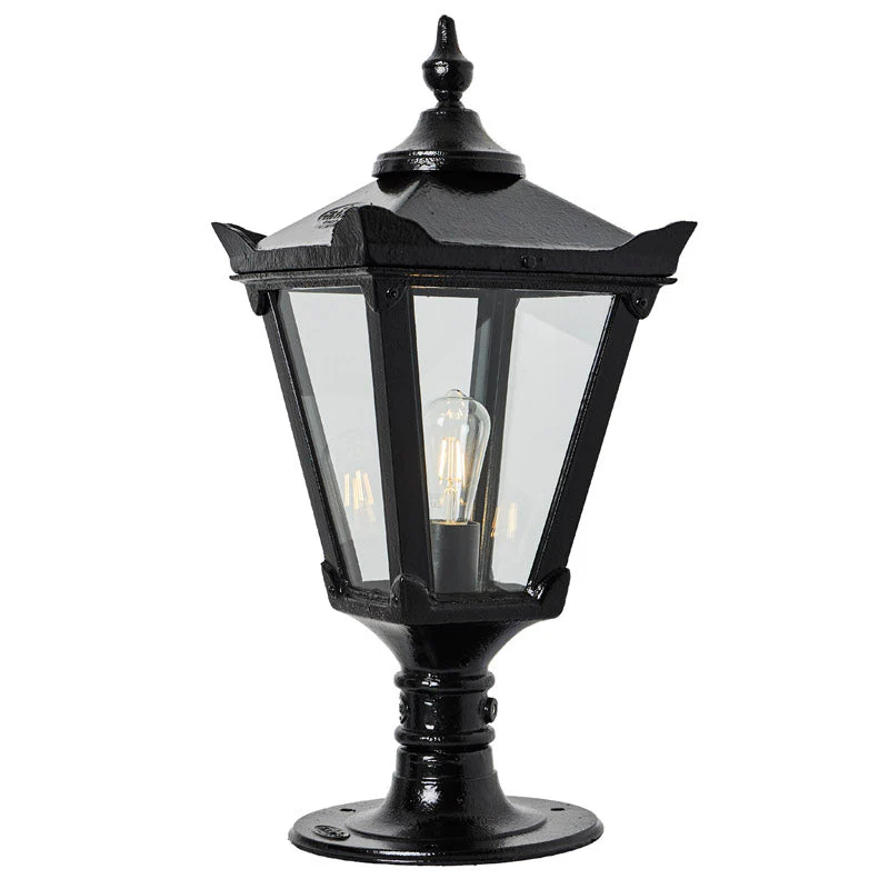 Cardross 1Lt Flat Pier Lamp - Cast Iron - Image 2