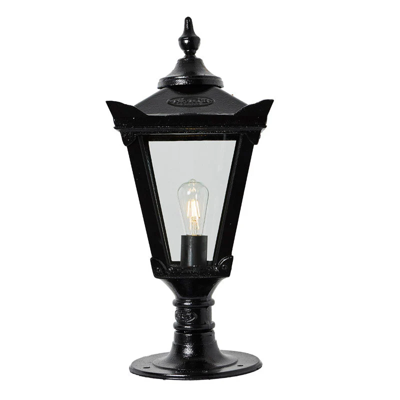 Cardross 1Lt Flat Pier Lamp - Cast Iron - Image 3