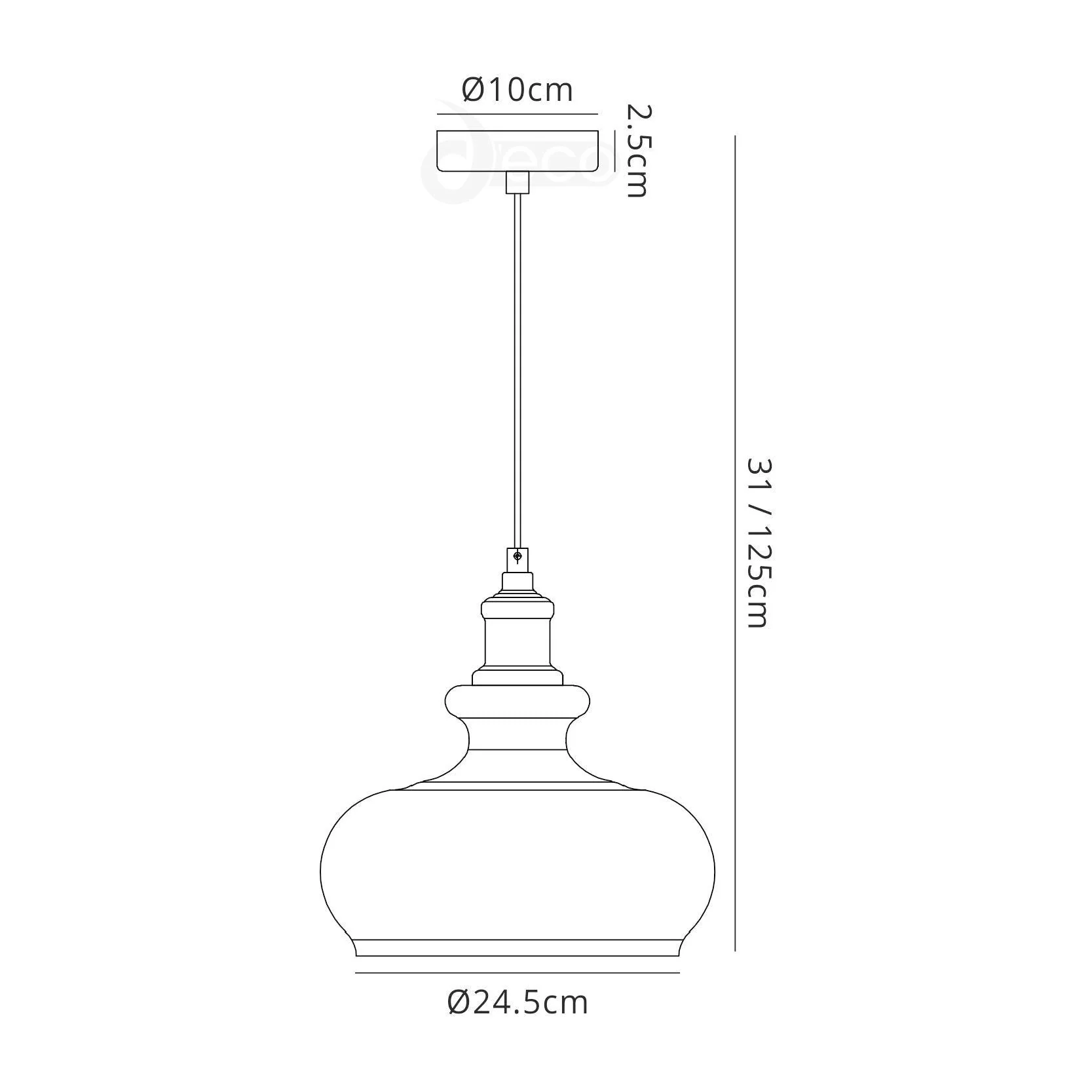 Carla Single Pendant - Image 4