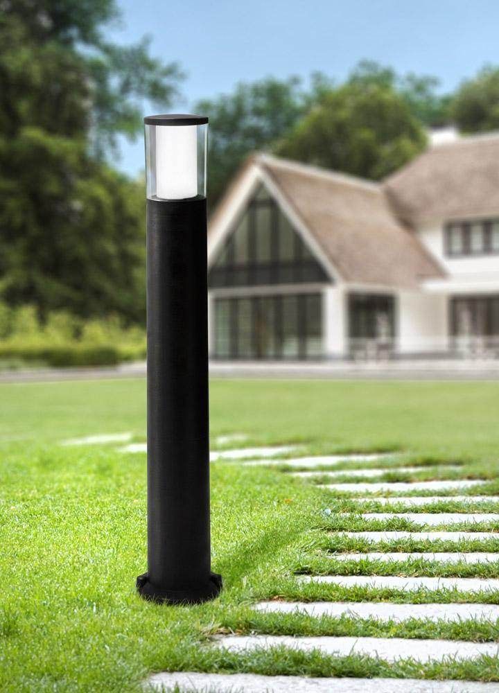 Carlo 250/400/800 mm Black/Grey Clear LED 3.5W Bollard Post Light - Image 3