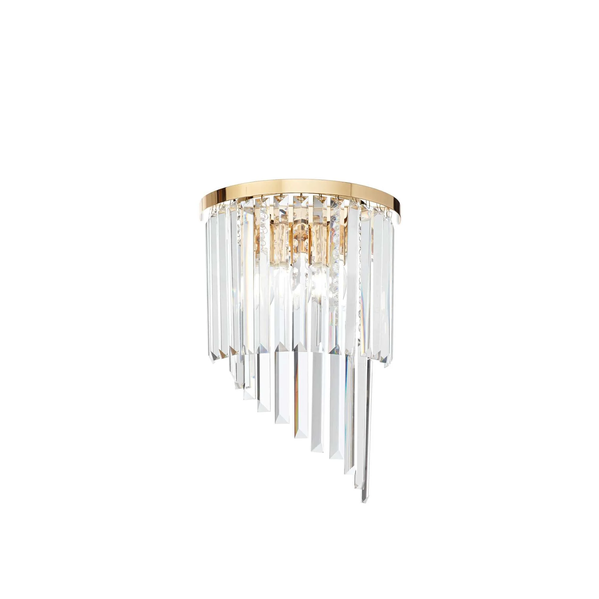 Carlton Wall Light - Chrome/Gold Finish - Image 2