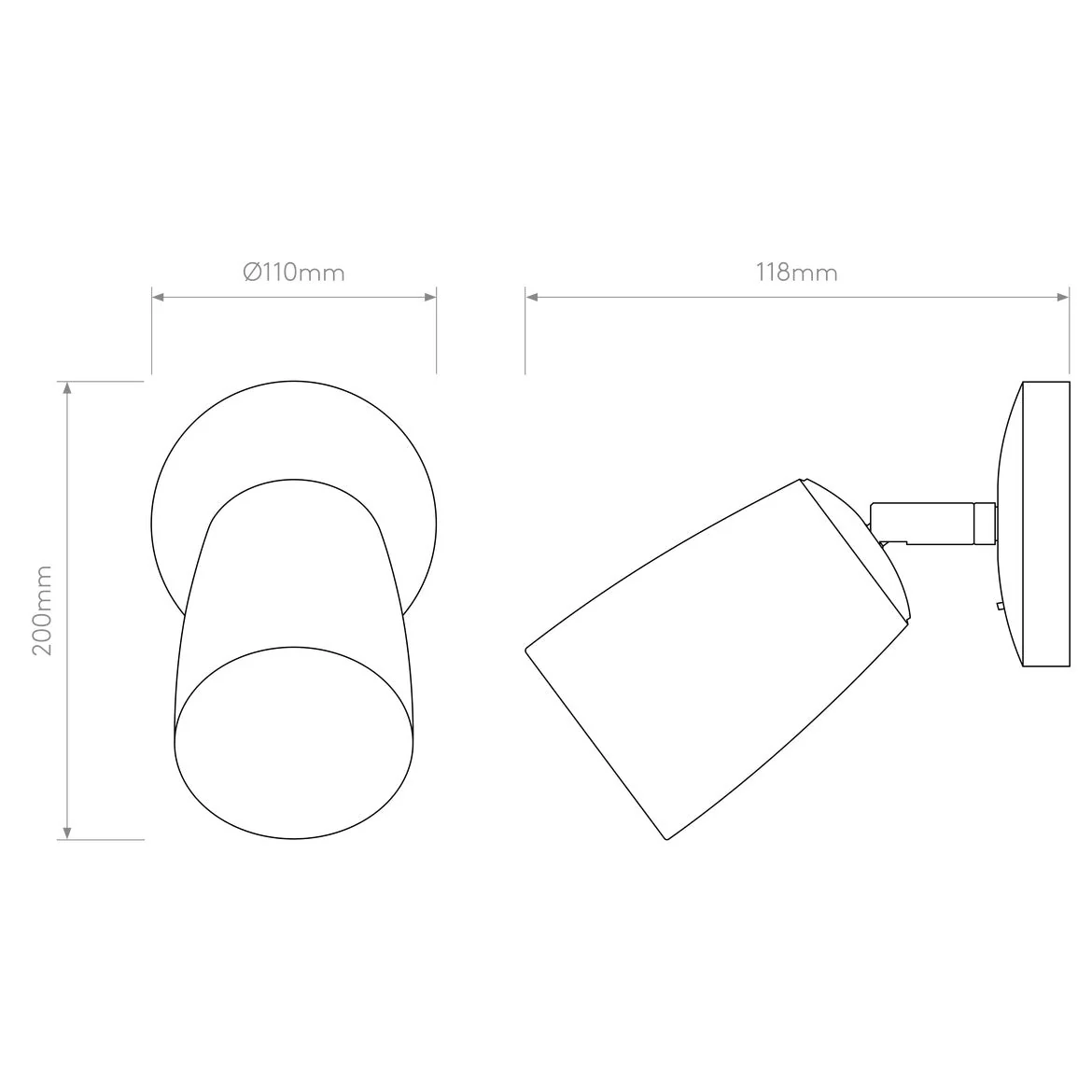 Carlton Wall Light- Porcelain - Image 2