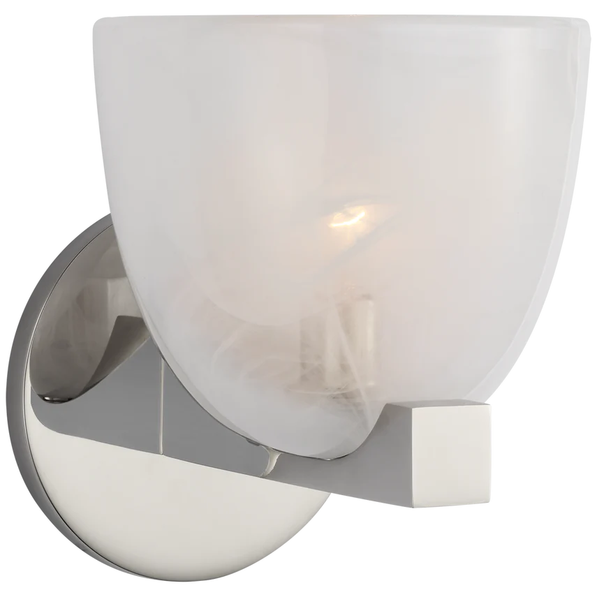 Carola IP20 Bathroom Sconce - Nickel/Antique Brass - Image 2