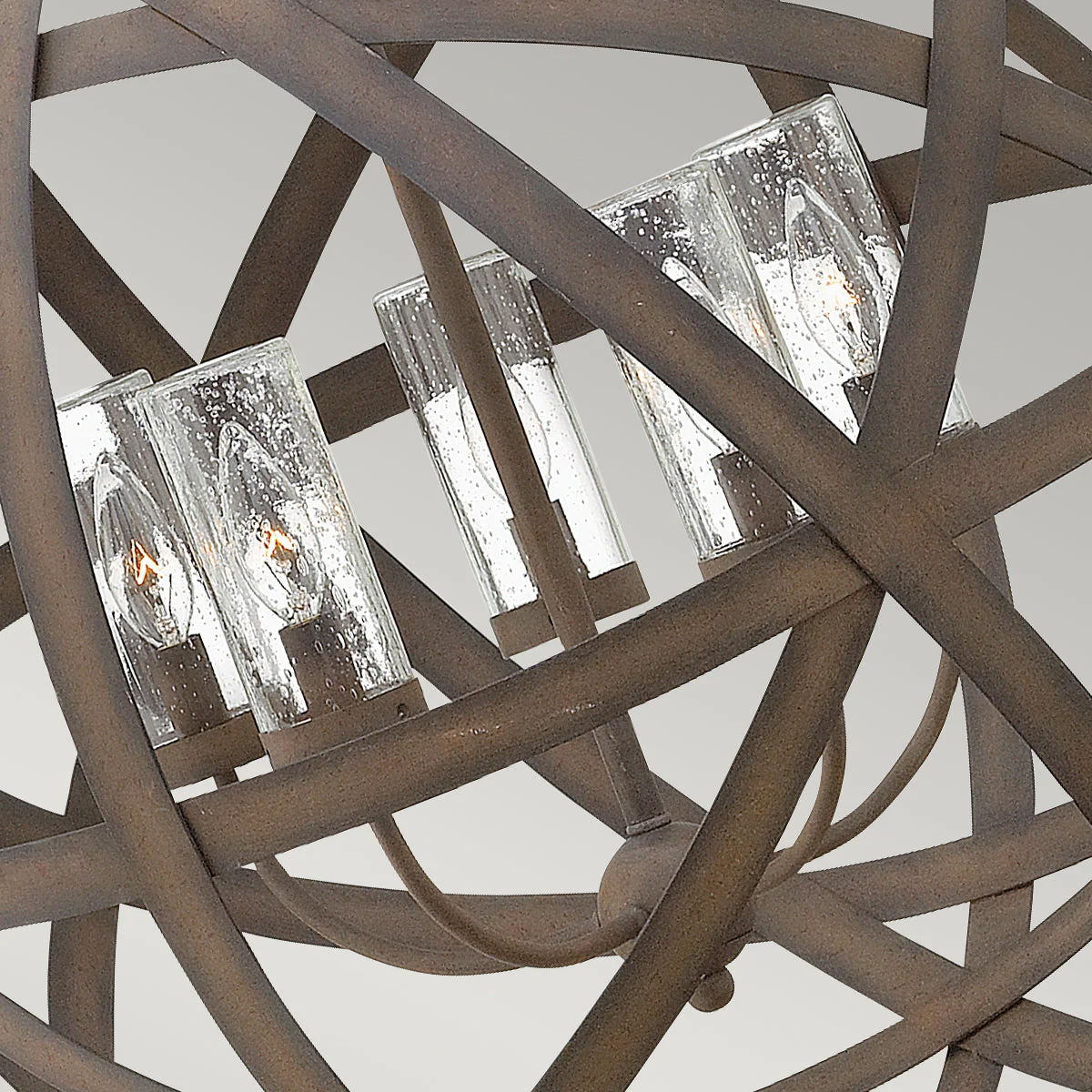 Carson 1/3/5Lt Outdoor Chandelier – Vintage Iron Finish - Image 10