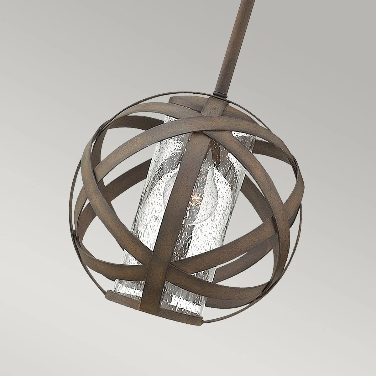Carson 1/3/5Lt Outdoor Chandelier – Vintage Iron Finish - Image 3
