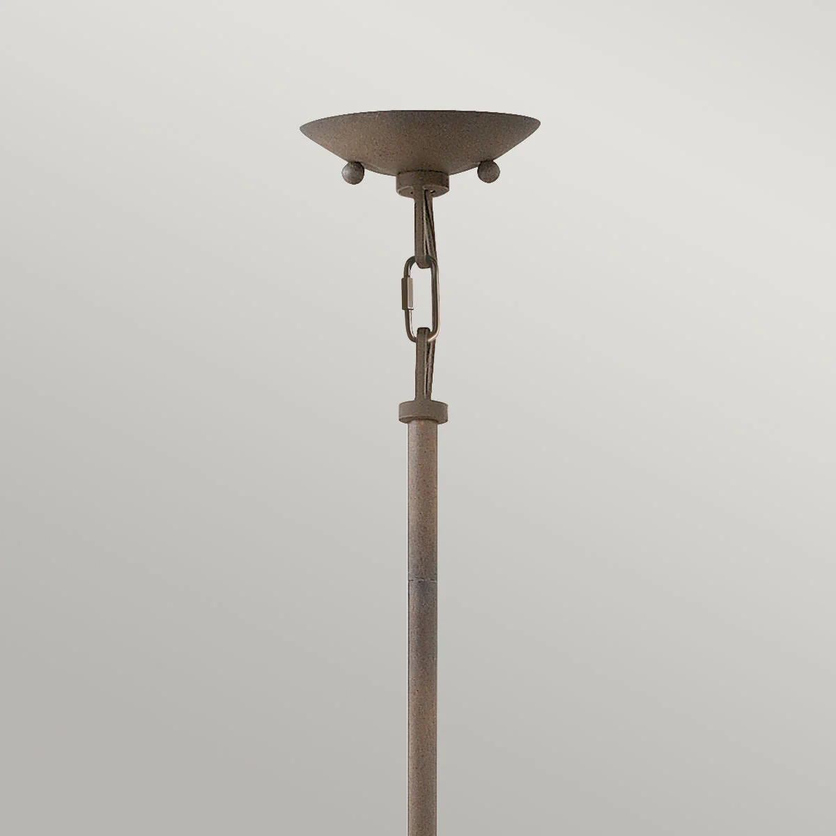 Carson 1/3/5Lt Outdoor Chandelier – Vintage Iron Finish - Image 5