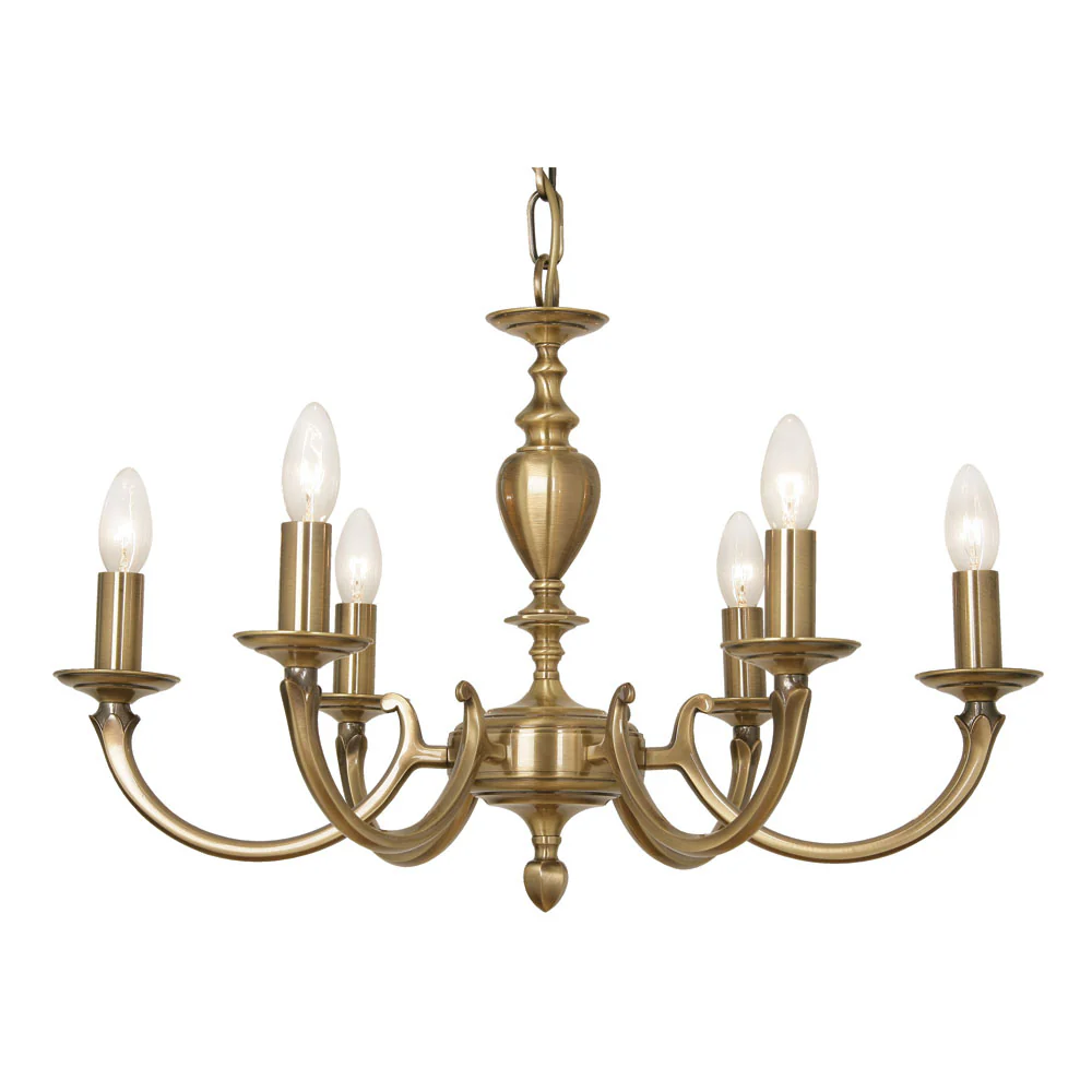 Carter 5/6 Light- Antique Brass Finish - Image 2