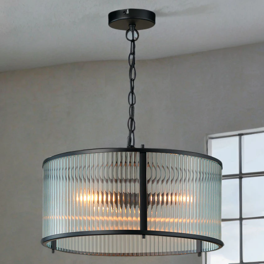 CARTER RIBBON GLASS CENTRE LIGHT - Image 4