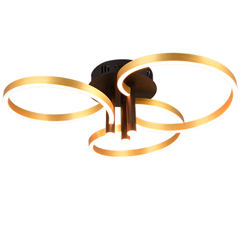 Caruso Ceiling Light - Silver & Gold Finishes - Image 2