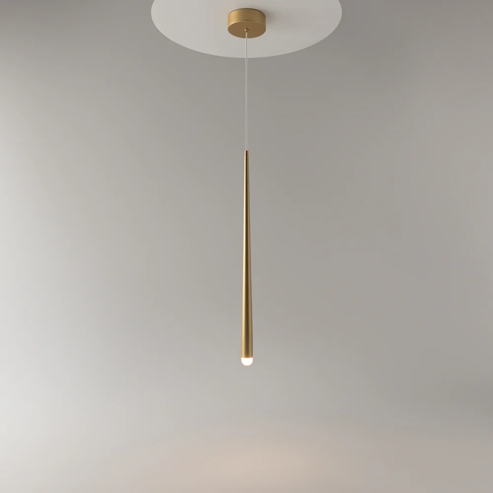 Cascade Pendant Light - Black/Brass - Image 5
