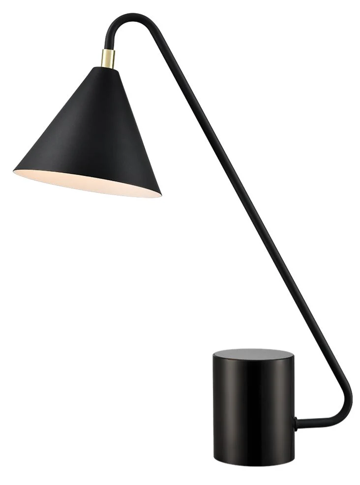 Casement Table Lamp - Brass/Black - Image 2