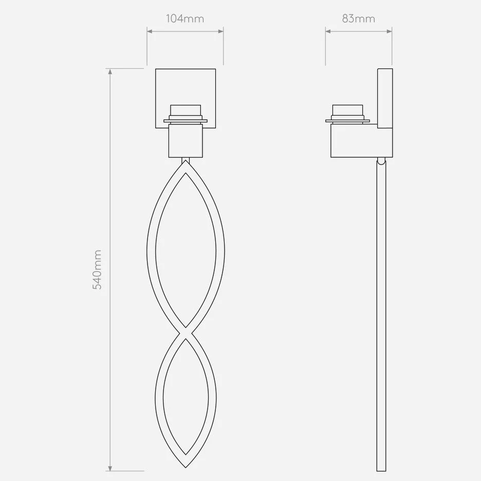 Caserta Wall Light - Bronze with Various Shades - Image 5