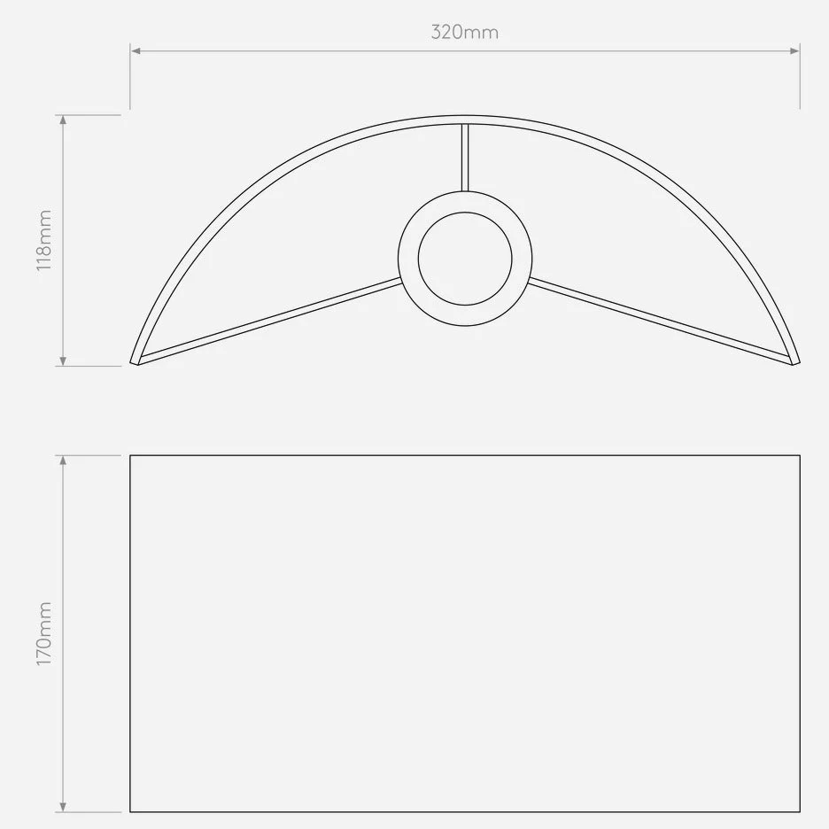 Caserta Wall Light - Bronze with Various Shades - Image 6