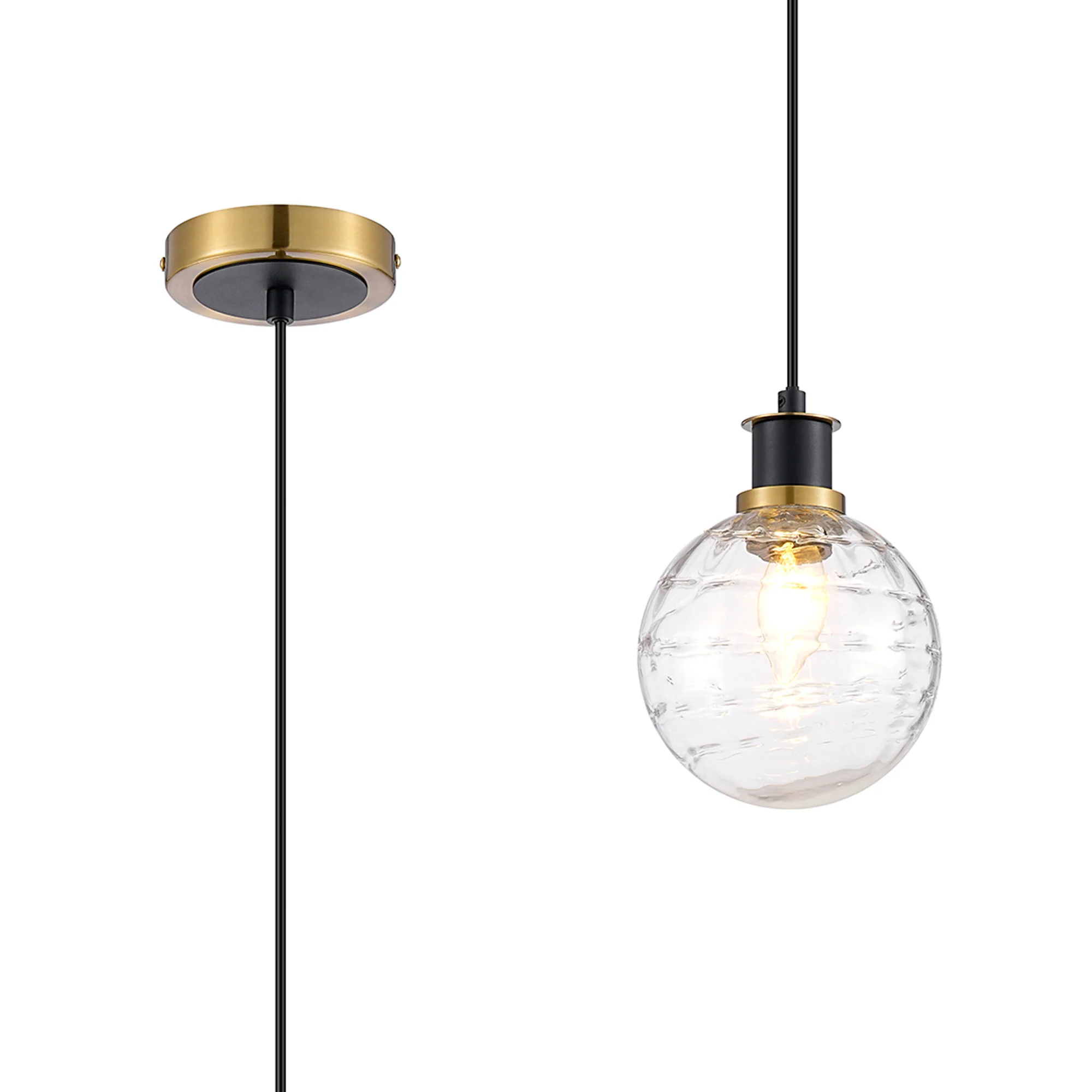 Cassie  Bathroom Pendant IP44- Various Finishes - Image 14