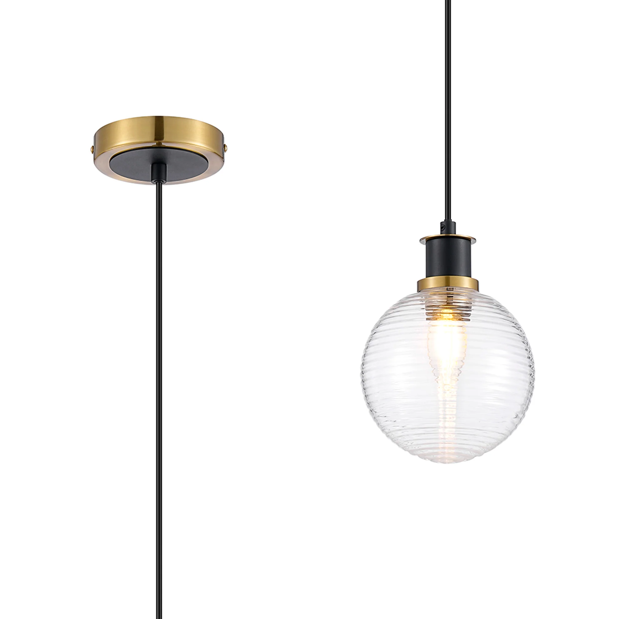Cassie  Bathroom Pendant IP44- Various Finishes - Image 17