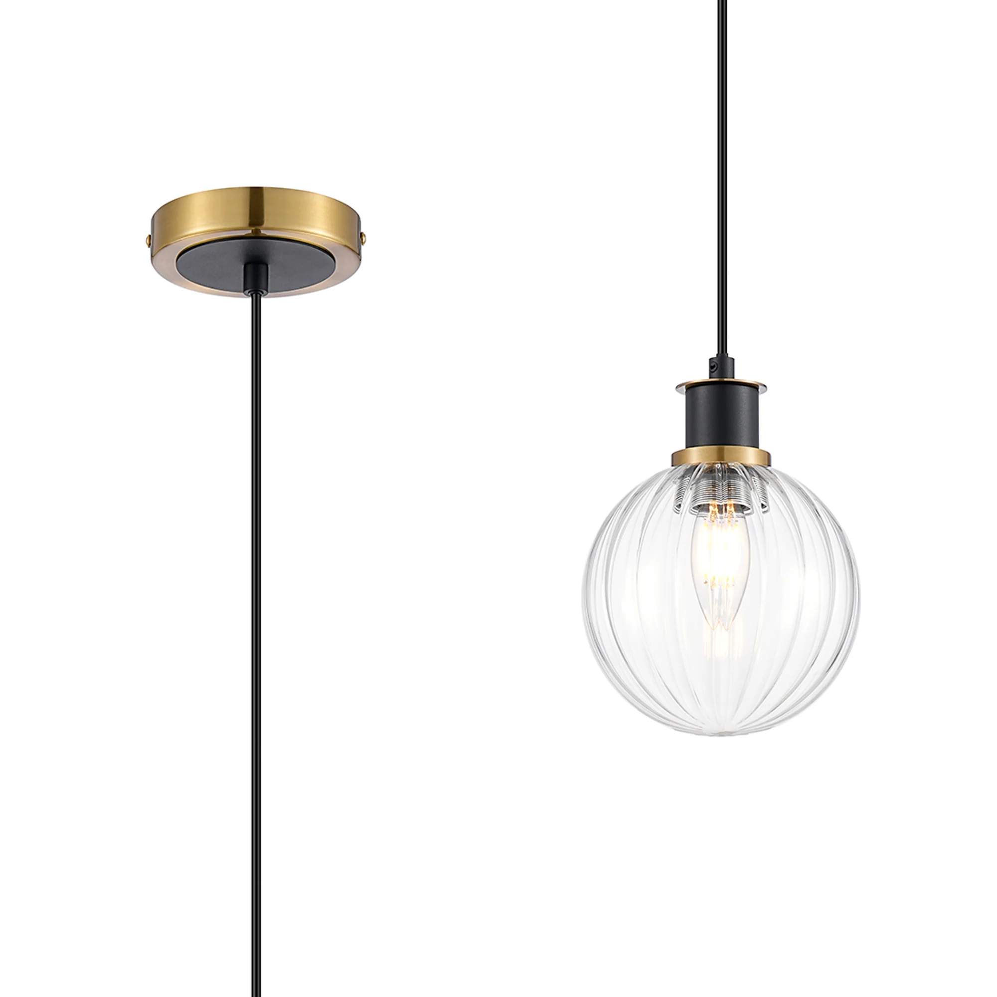 Cassie  Bathroom Pendant IP44- Various Finishes - Image 21