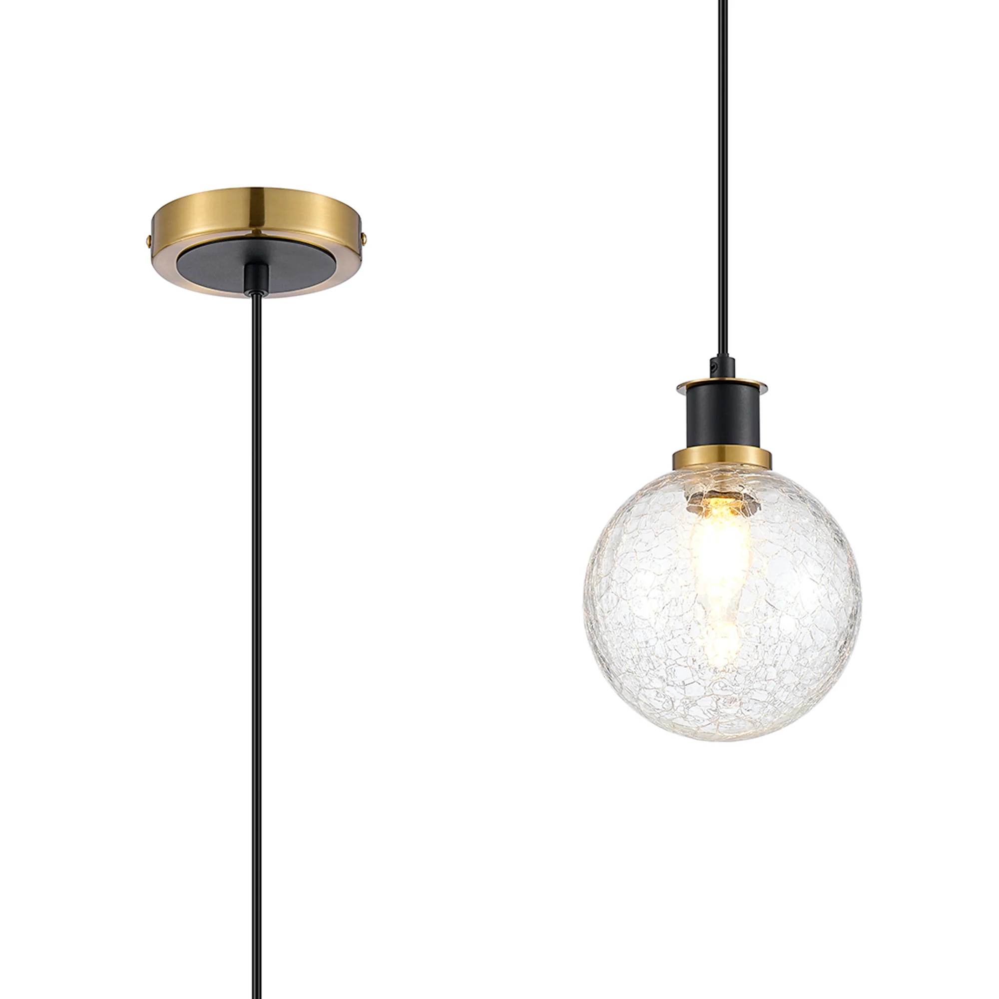 Cassie  Bathroom Pendant IP44- Various Finishes - Image 6