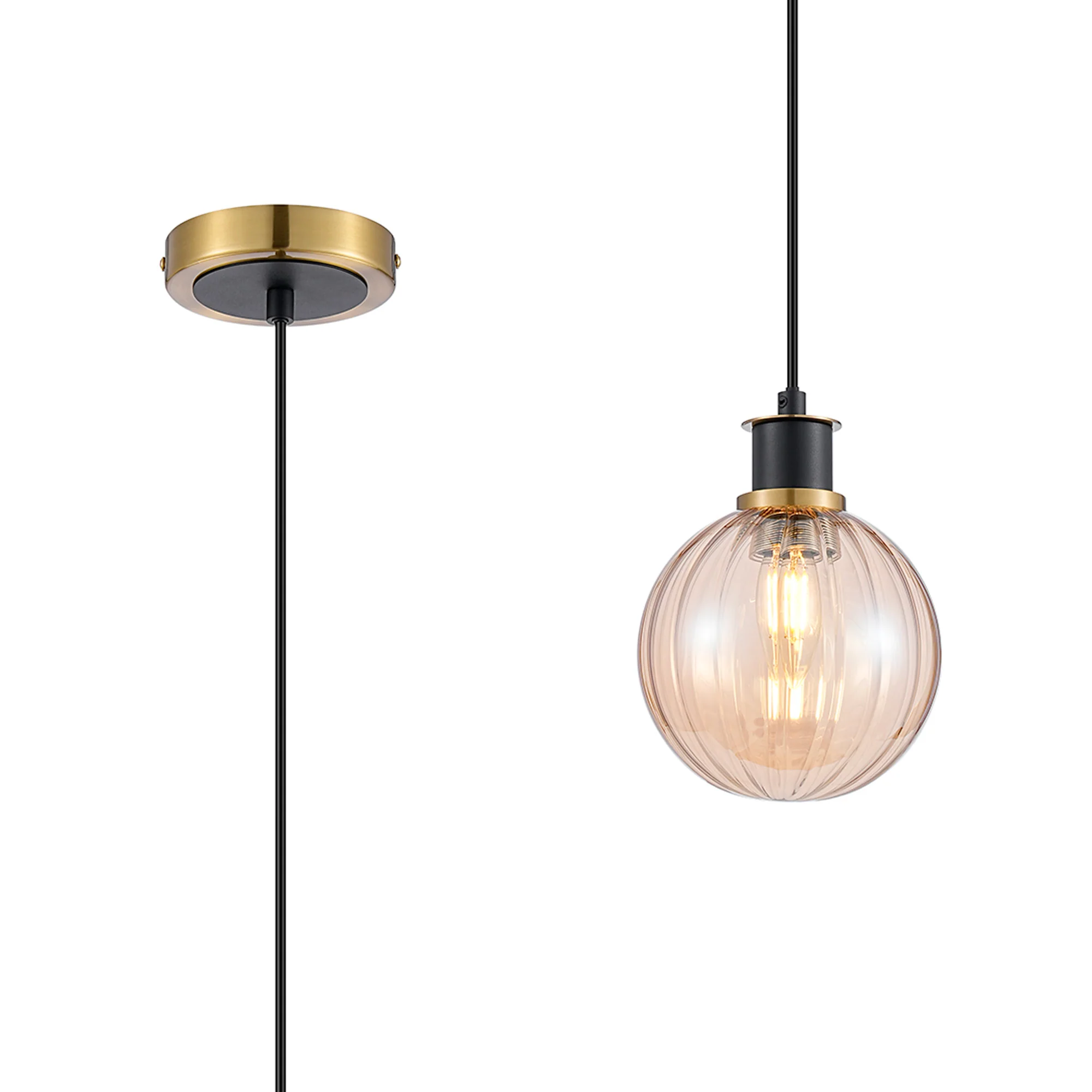 Cassie  Bathroom Pendant IP44- Various Finishes - Image 8