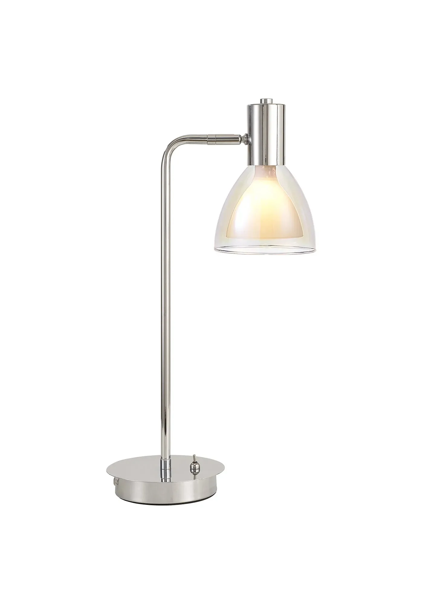 Cassis 1Lt Reader Table Lamp - Gold/Chrome/Black - Image 3