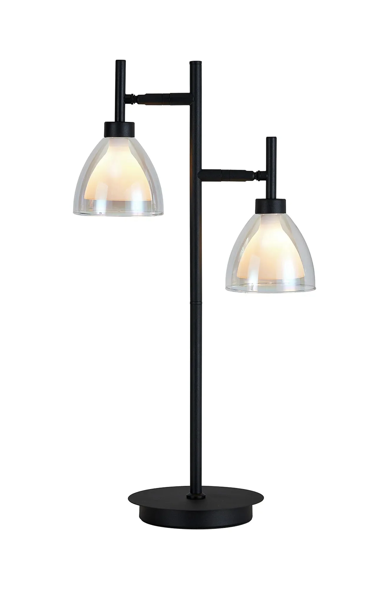 Cassis 2Lt Reader Table Lamp - Gold/Chrome/Black - Image 4