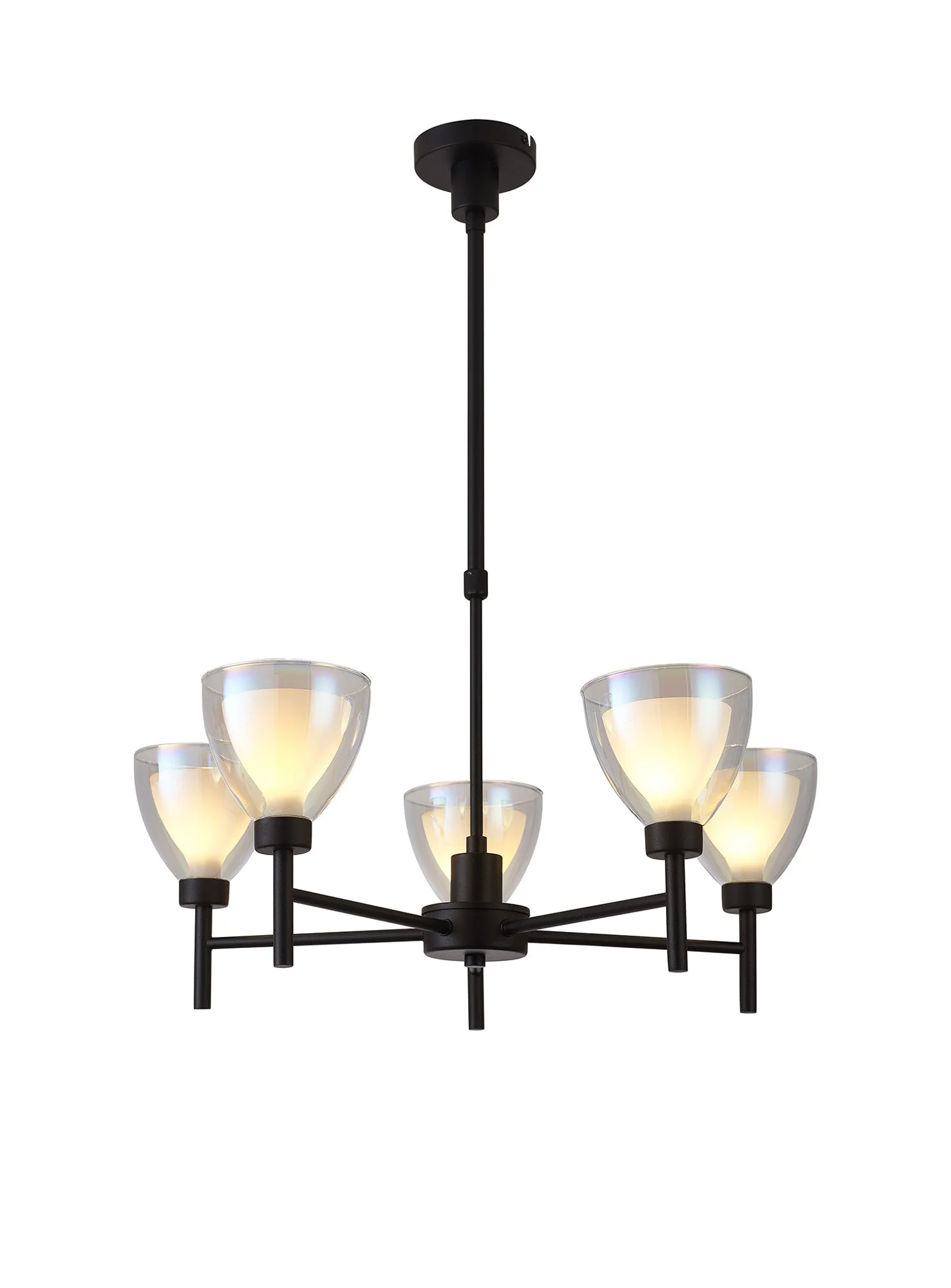 Cassis 5Lt Telescopic/Semi Flush Multi-Arm Pendant - Various Styles - Image 3