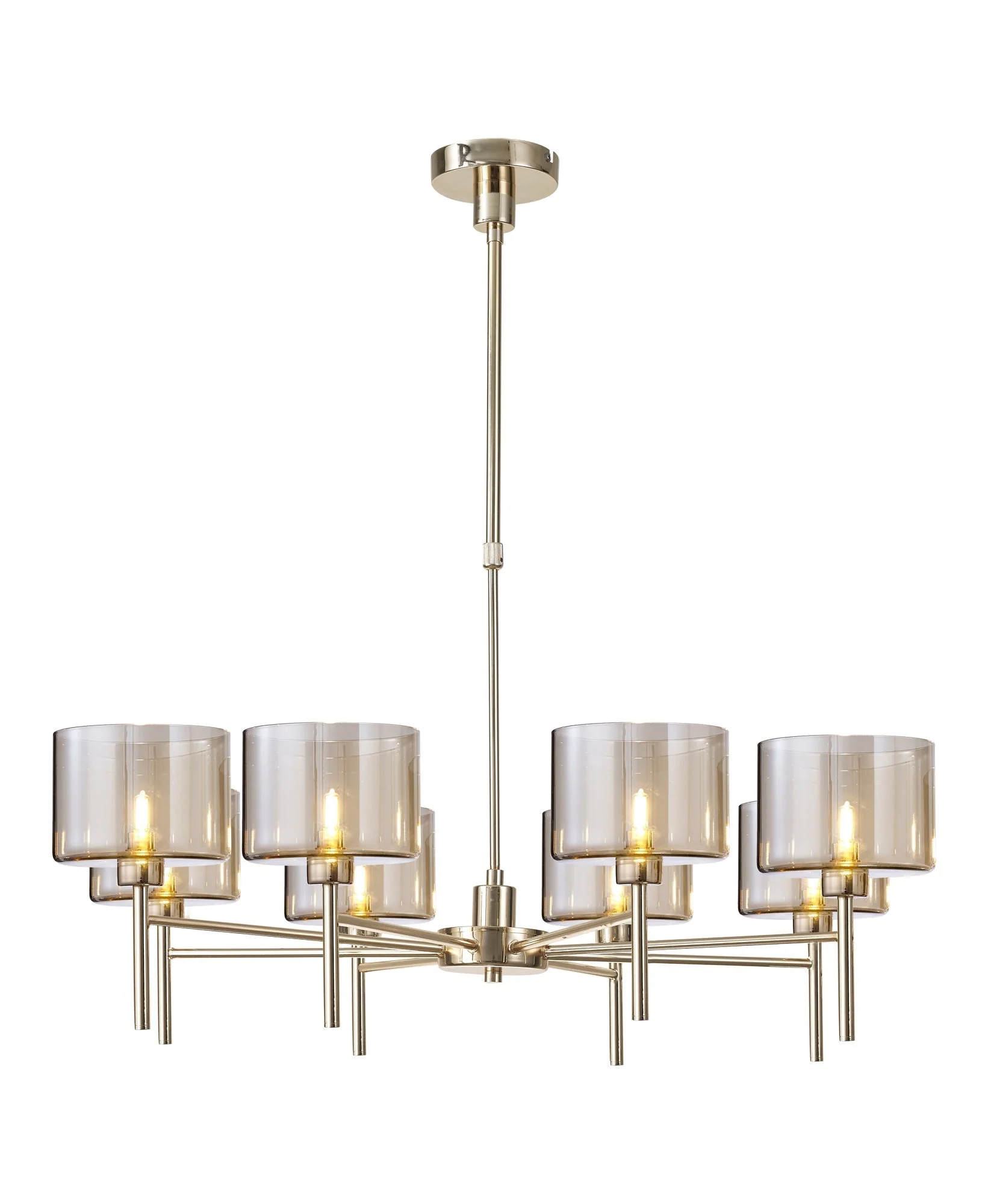 Cassis 8Lt Telescopic/Semi Flush Multi-Arm Pendant - Various Styles - Image 11