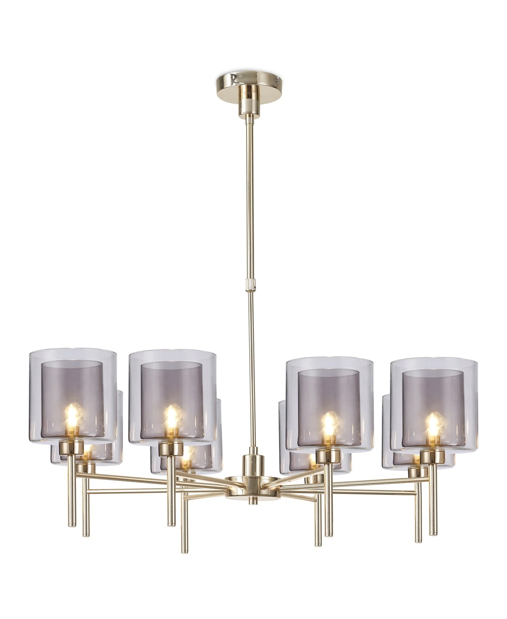 Cassis 8Lt Telescopic/Semi Flush Multi-Arm Pendant - Various Styles - Image 17
