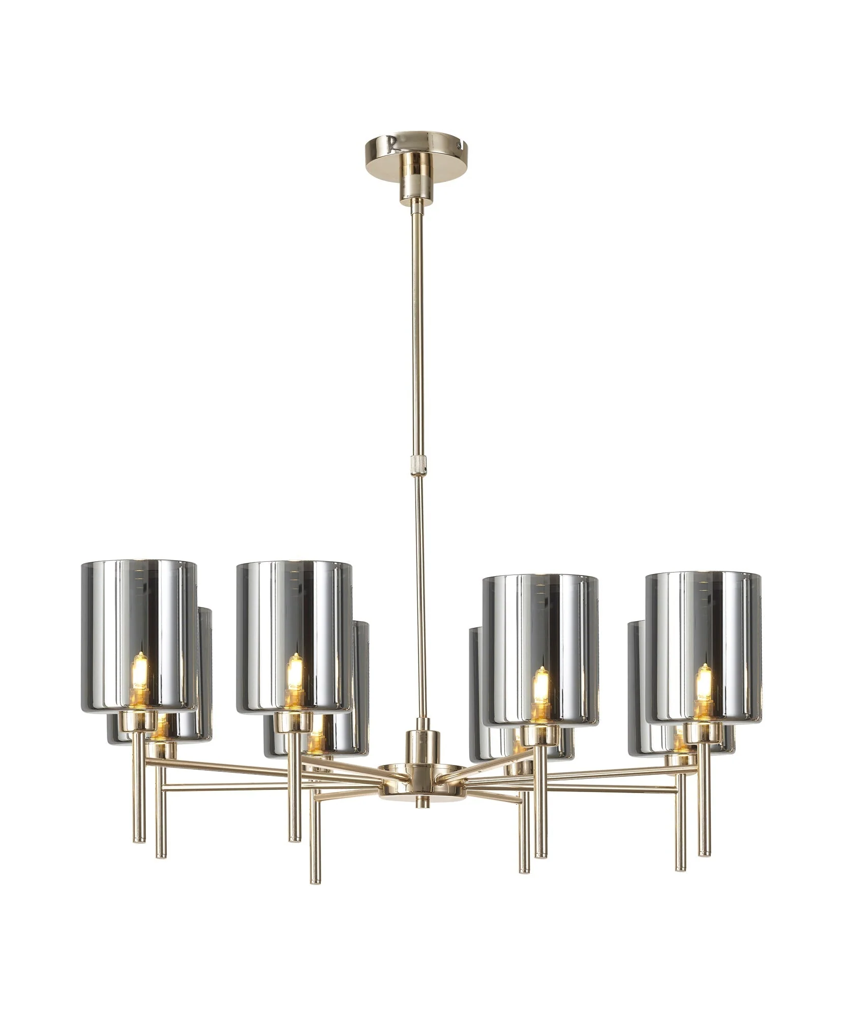 Cassis 8Lt Telescopic/Semi Flush Multi-Arm Pendant - Various Styles - Image 6