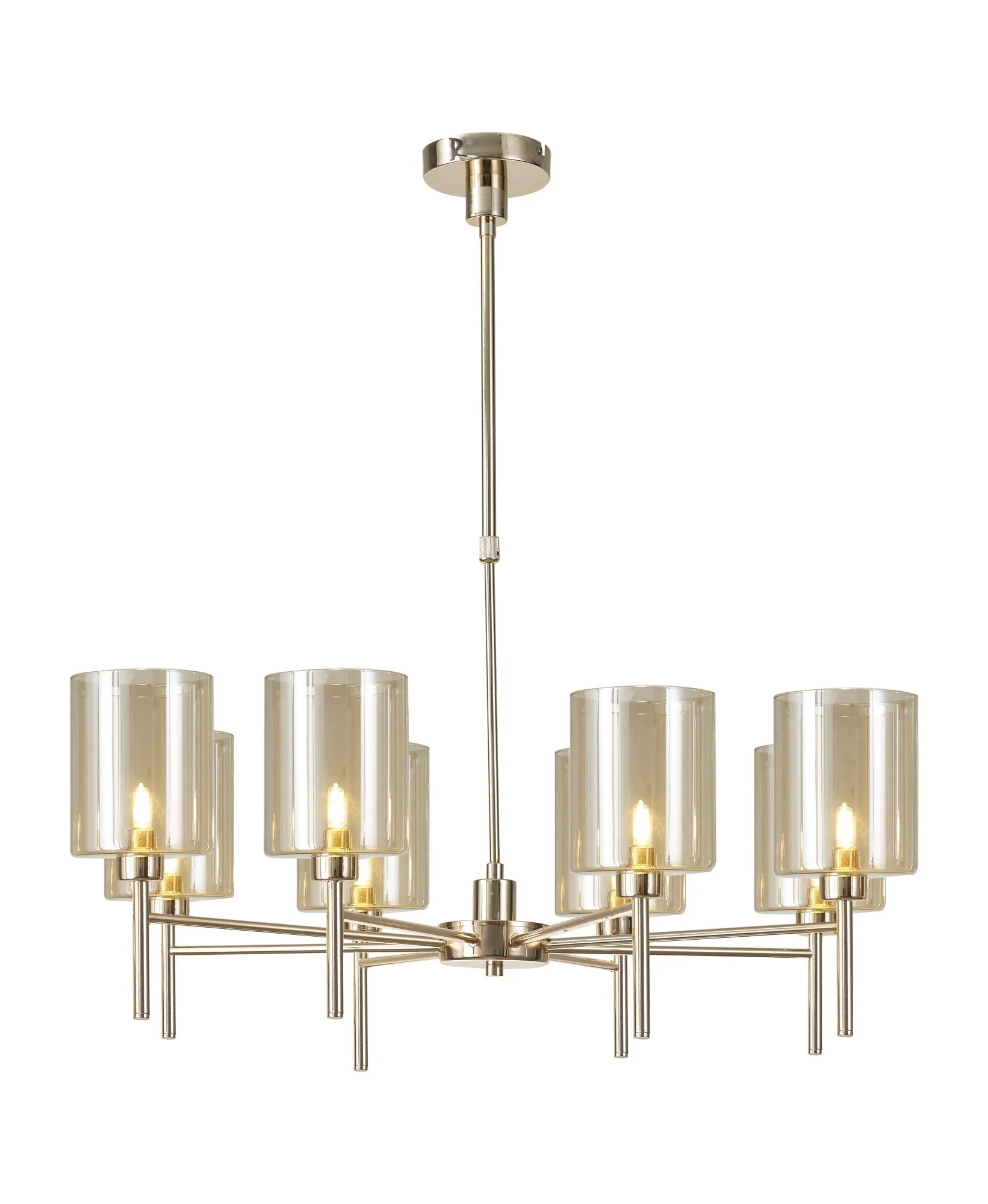 Cassis 8Lt Telescopic/Semi Flush Multi-Arm Pendant - Various Styles - Image 8