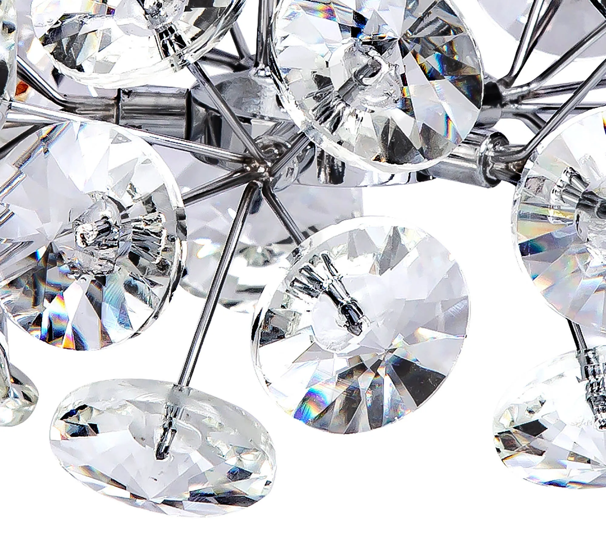 Bellagio 12 Light G9 Telescopic Light With Polished Chrome And Crystal Shade - Image 2