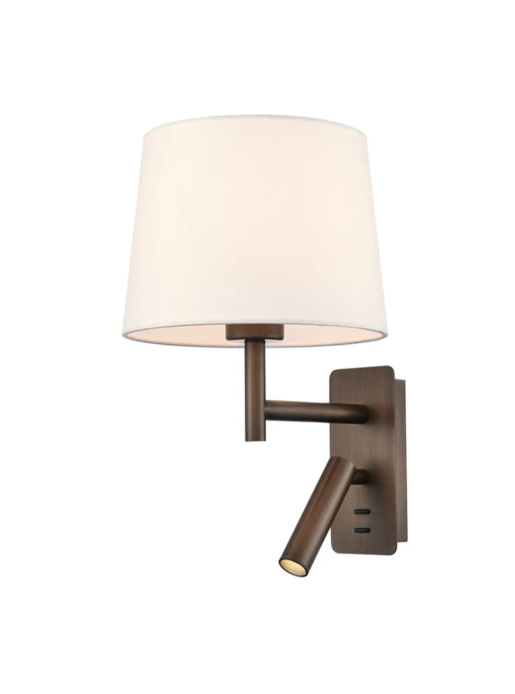 Castana Wall Light w/ Reader - Various Colours - Image 2