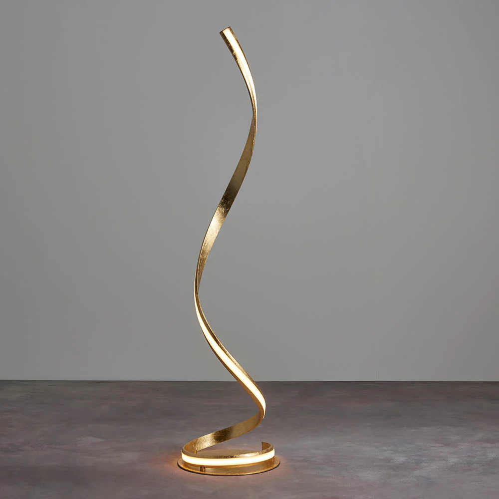 Castor Floor Lamp - Chrome/Gold/Silver Finish Integrated LED - Image 12