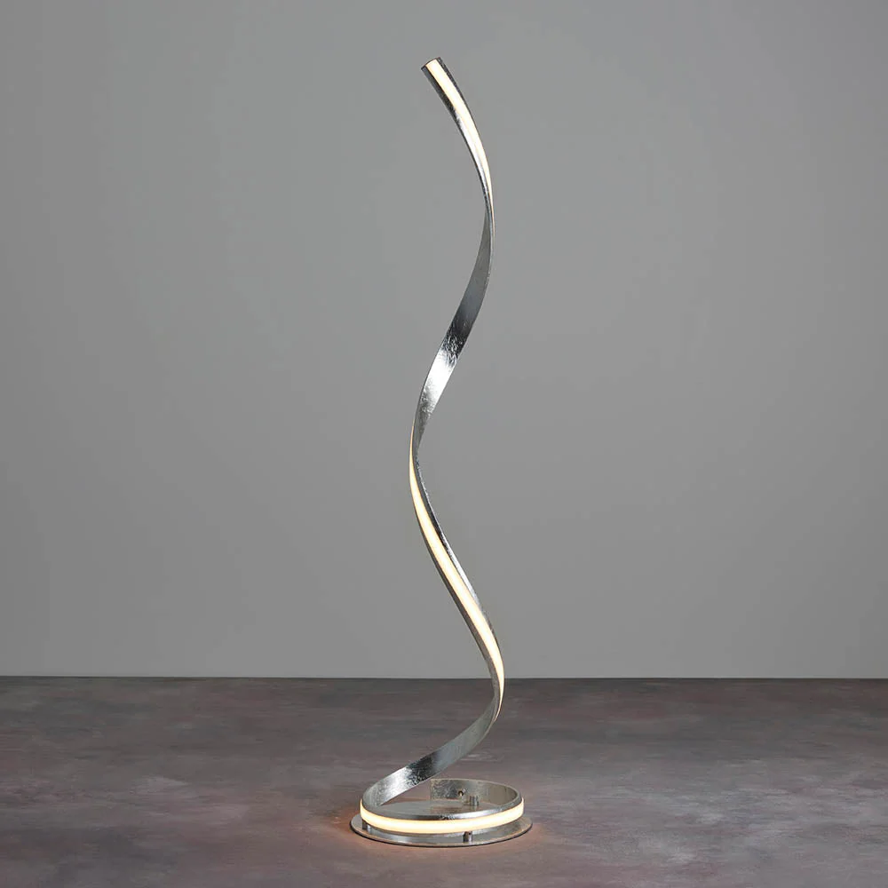 Castor Floor Lamp - Chrome/Gold/Silver Finish Integrated LED - Image 22