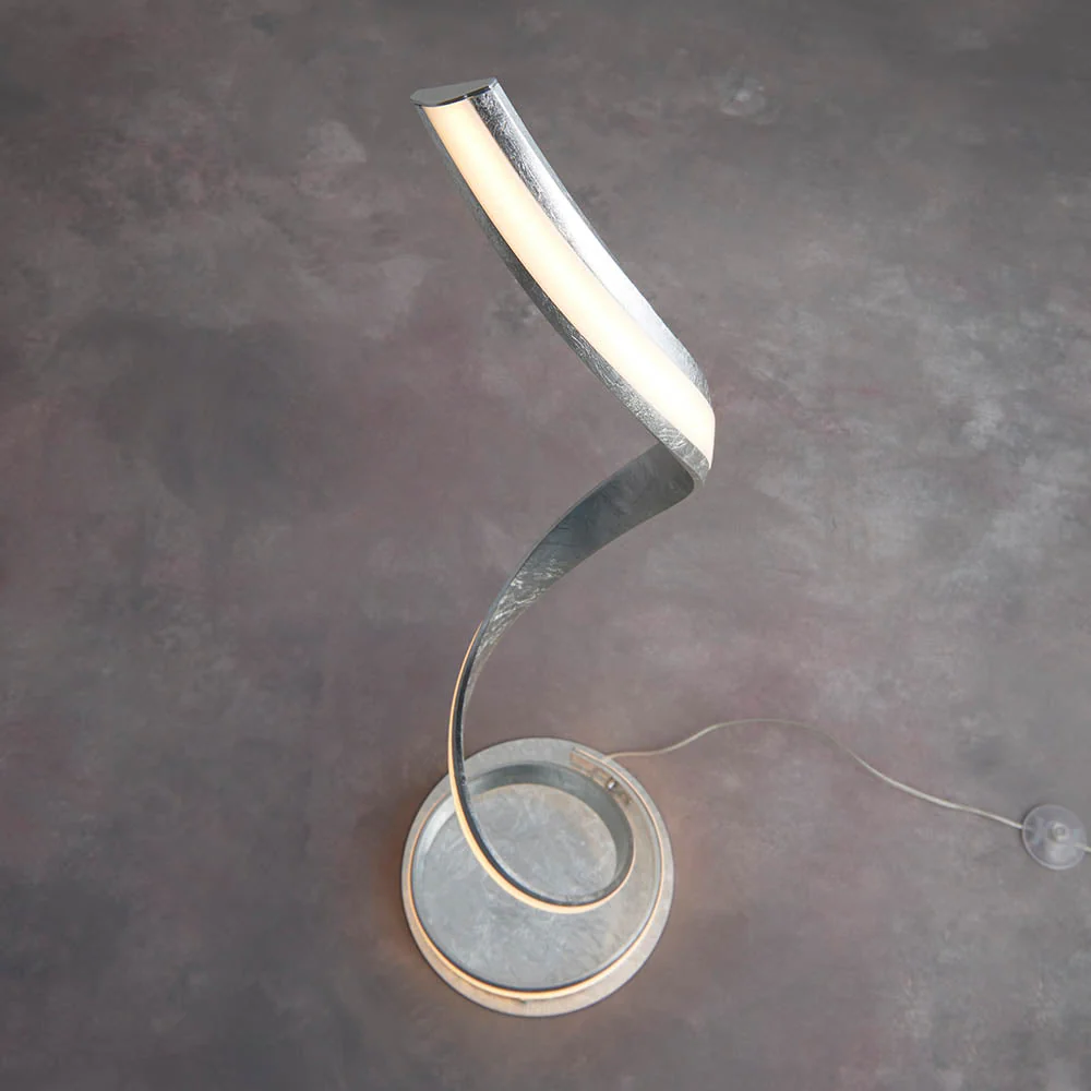 Castor Floor Lamp - Chrome/Gold/Silver Finish Integrated LED - Image 25