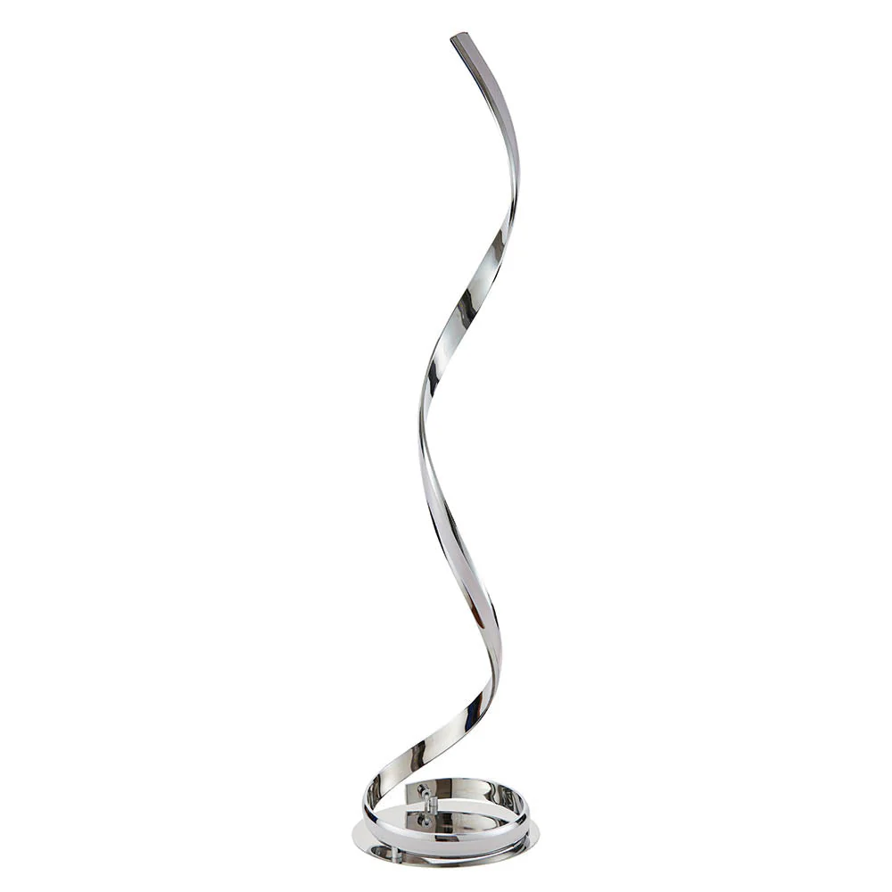 Castor Floor Lamp - Chrome/Gold/Silver Finish Integrated LED - Image 8