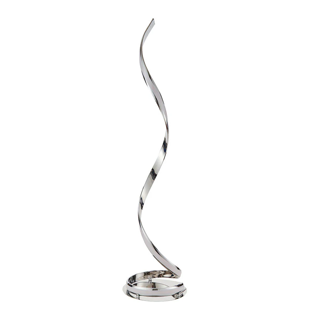 Castor Floor Lamp - Chrome/Gold/Silver Finish Integrated LED - Image 9