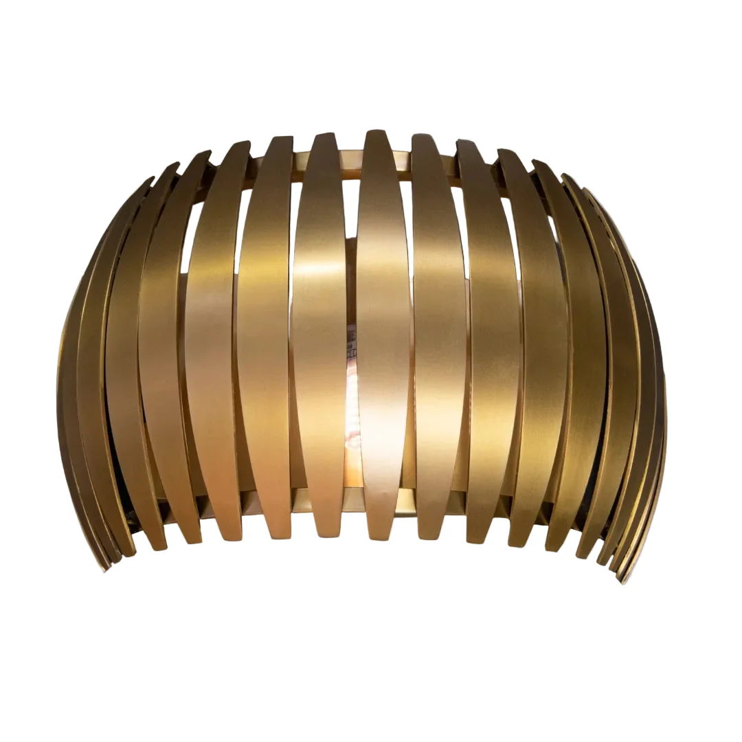 Dean Wall Light- Brass/ Gunmetal Finish - Image 2