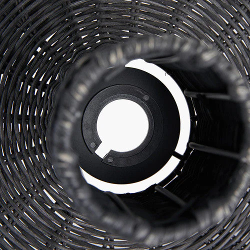 Caswell LED Natural Rattan Cloche Pendant- Various Sizes & Finishes - Image 10