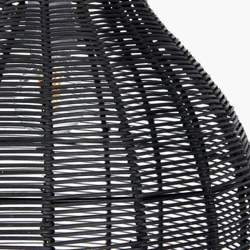 Caswell Natural Rattan Dome Pendant - Image 11